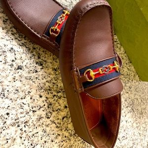 Gucci leather loafers